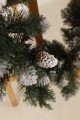 Гірлянда з хвої із засніженими шишками 2,8м