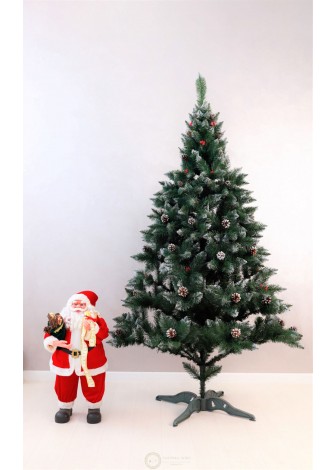 Ялина Елітна з шишками та червоною калиною 2,2м