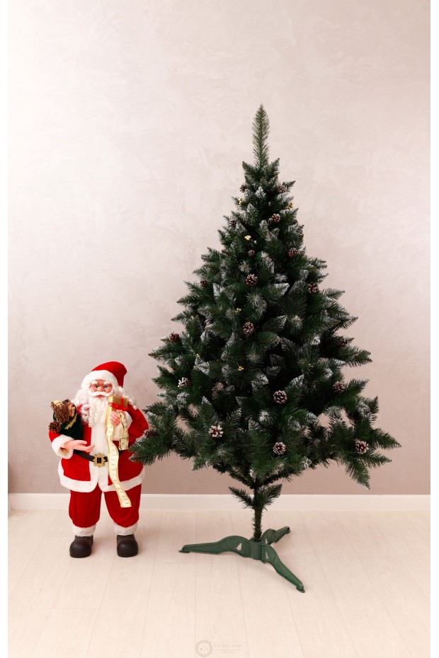 Ялина Елітна з шишками та золотою калиною 1,8м