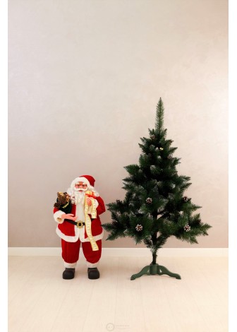 Ялина Елітна з шишками та золотою калиною 1,3м