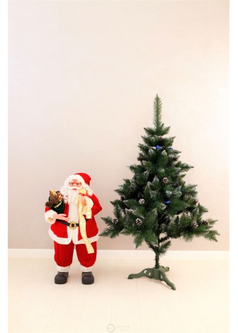 Ялина Елітна з шишками та синьою калиною 1,3м