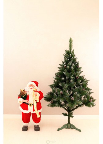 Ялина Елітна з шишками та срібною калиною 1,5м