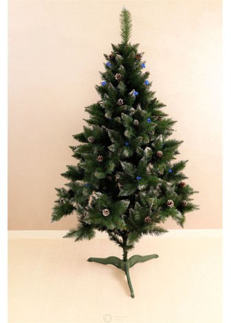 Ялина Елітна з шишками та синьою калиною 1,8м