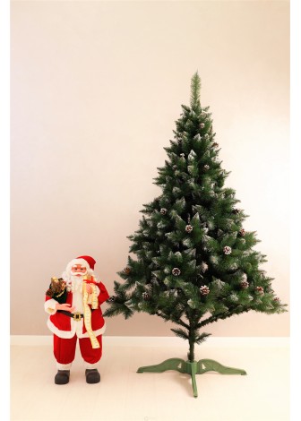 Ялина Елітна з шишками та срібною калиною 2,0м