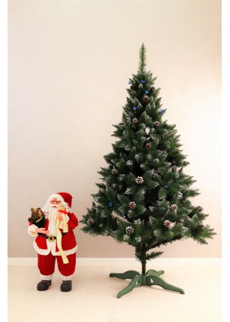 Ялина Елітна з шишками та синьою калиною 2,0м