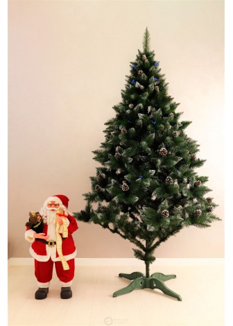 Ялина Елітна з шишками та синьою калиною 2,2м