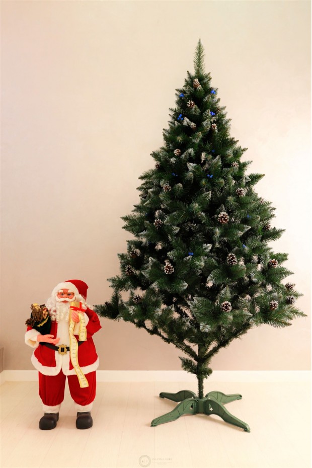 Ялина Елітна з шишками та синьою калиною 2,5м