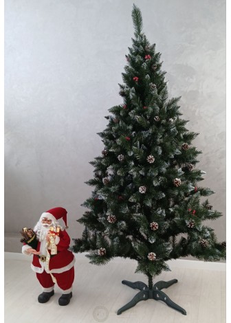 Ялина Елітна з шишками та калиною