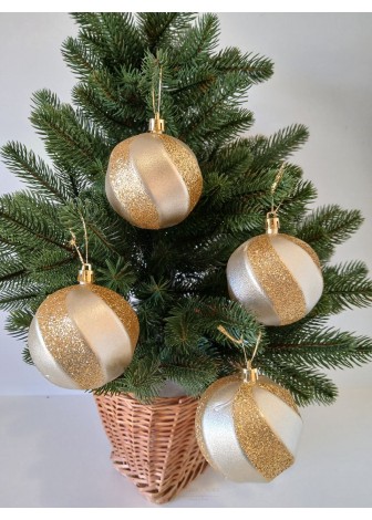 Ялинкові кулі 8 см