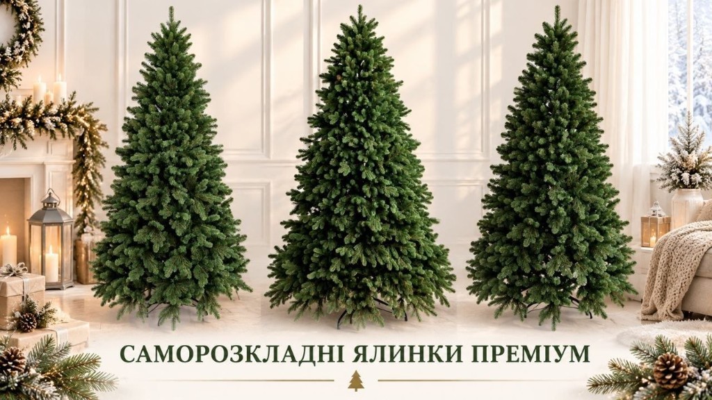 Саморозкладні ялинки преміум